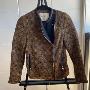 Pull & Bear Cloth Bomber Jacket Size Small